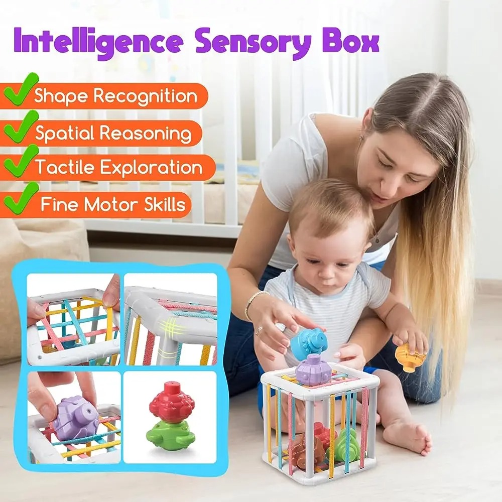 Kolorowa kostka Montessori do  – Kids Education Learning recenzja i cena