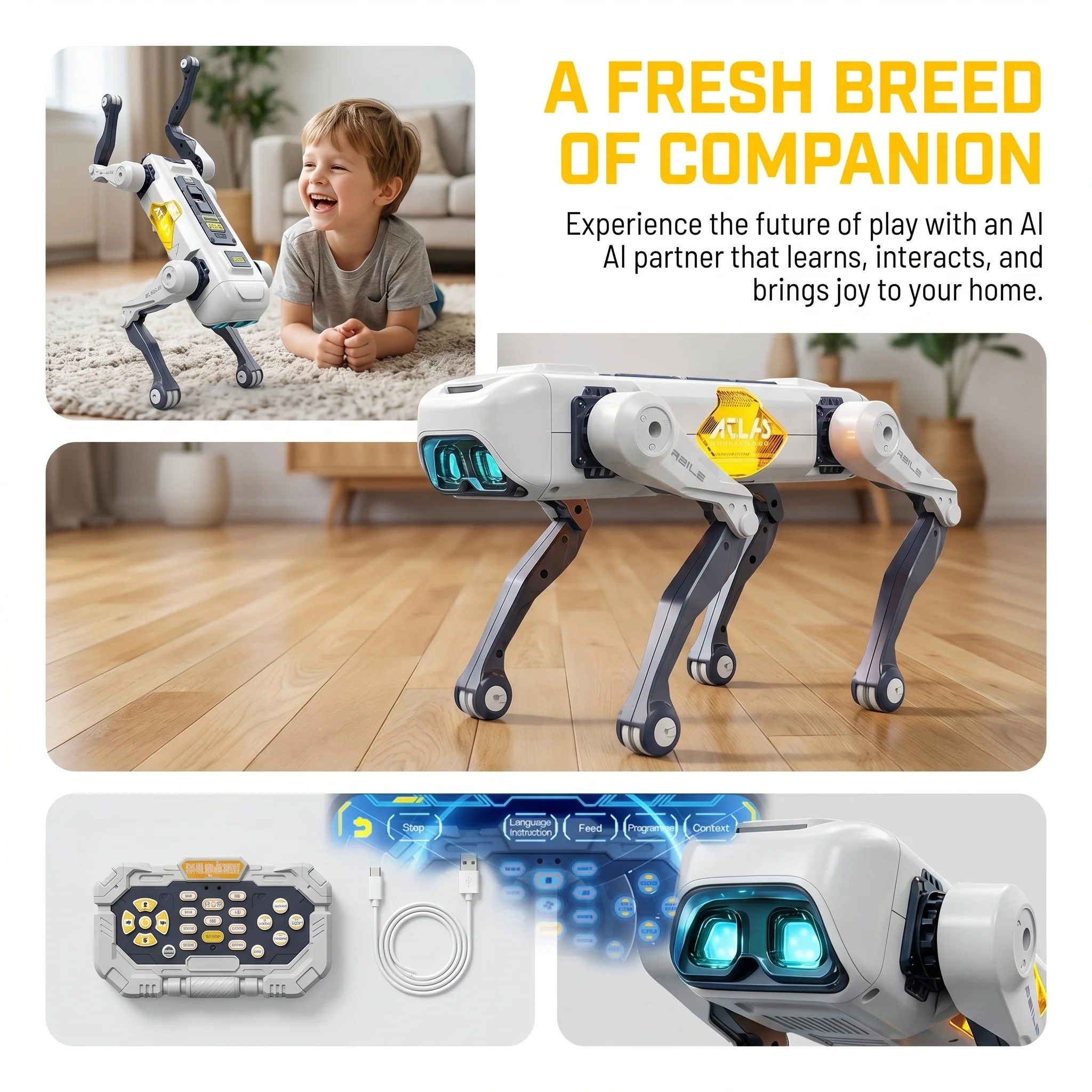 Inteligentny robot-świniec AI, – Kids Education Learning recenzja i cena